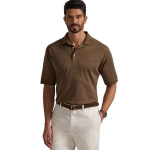Polo Ralph Lauren Mens Brown‎ Classic Fit Big Tall Short Sleeve Polo Shirt 3XB